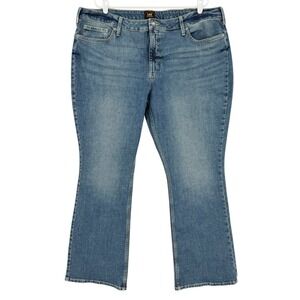 Lee Women's Bootcut Mid Rise Stretch Friction Resistant Blue Jeans Plus 22M NWT